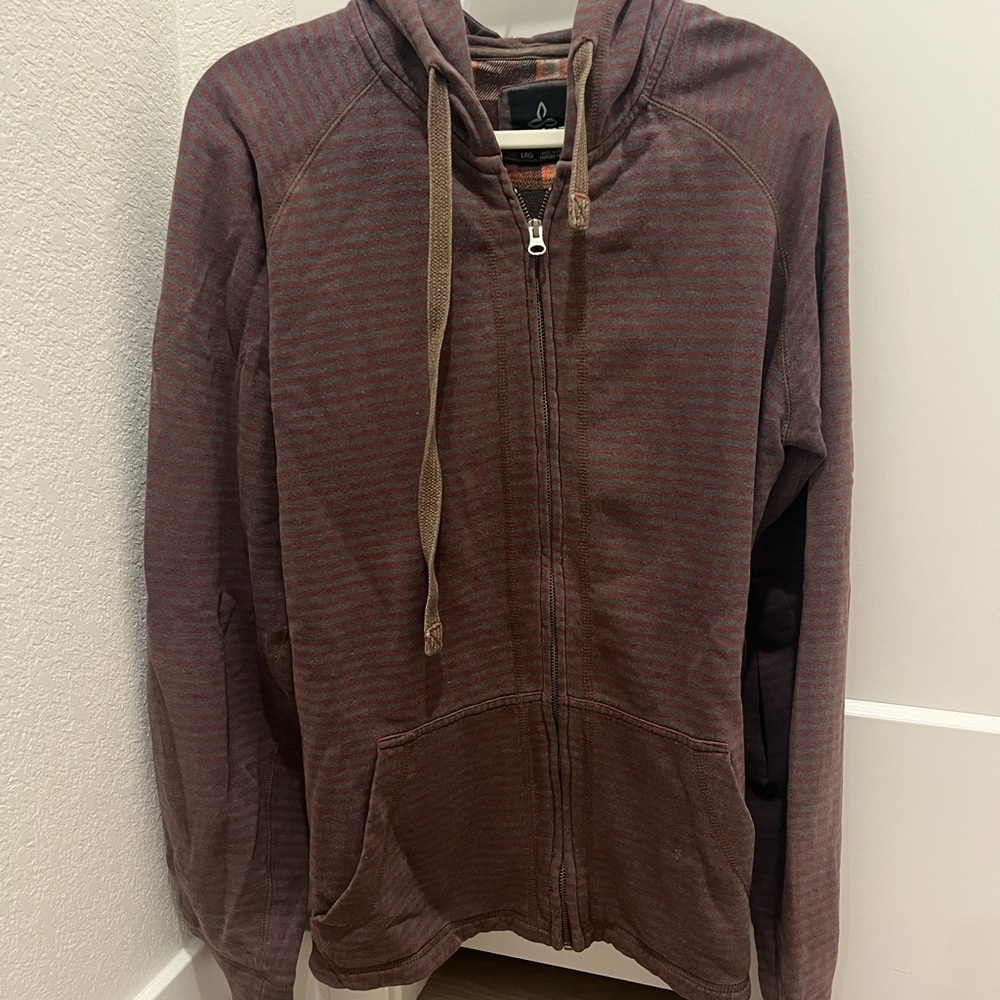 Prana Men’s Striped Sweatshirt / Hoodie